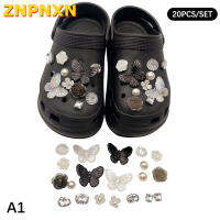 [ZNPNXN] ดอกไม้ผีเสื้อรองเท้าตกแต่งหัวเข็มขัดอุปกรณ์เสริม DIY Clogs รองเท้า Buckle