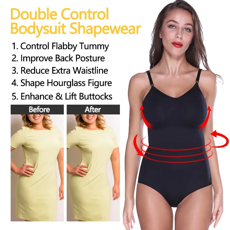 Invisible Body Shaper For Women Smooth Shapewear Bodysuit Tummy