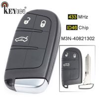 【Be worth】 islwpi KEYECU 433เมกะเฮิร์ตซ์ ID46ชิปเปลี่ยน3ปุ่มสมาร์ท Key Fob สำหรับรถจี๊ปแกรนด์เชโรกี2013 2014 2015