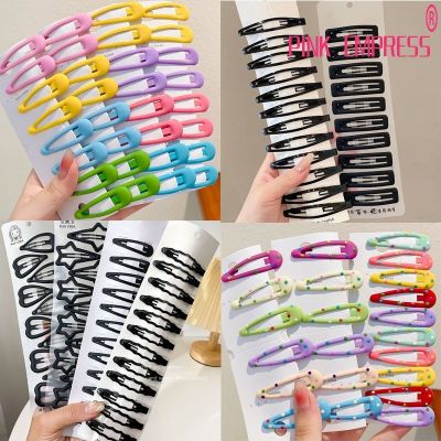 16 Pcs Hairpin Set Simple Korean Color Hair Clip Cute Fashion Accessories