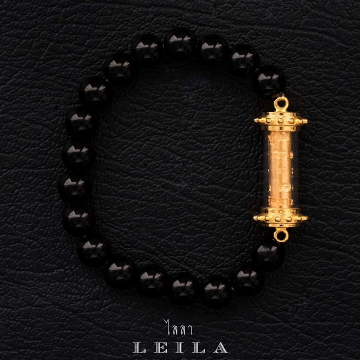 leila-amulets-หล่อมหาเสน่ห์เมตตา-สีทอง-ใส่กรอบ-พร้อมกำไลหินฟรีตามรูป