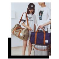 [Ready Stock]Japanese Harajuku Style Multipurpose Retro Travel Duffel Bag Men Fashion Versatile Luggage Bag Women Sport Bag Waterproof Canvas Weekender Bag Large Capacity Hand Carry Clothing Storage Cabin Bag Beg Sukan Beg Sandang Wanita