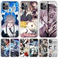 Bungo Stray Dogs Nakajima Atsushi For iPhone 11 13 14 Pro Max 12 Mini Phone Case X XS XR 6 6S 8 7 Plus SE Apple 5 5S Fundas Cove