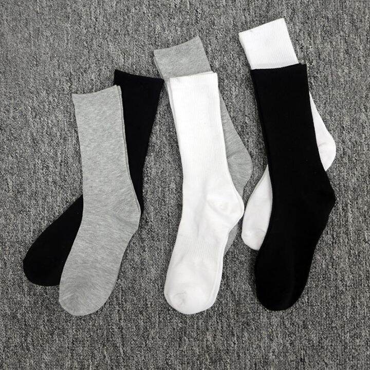 spring-and-summer-mid-tube-sports-socks-long-tube-sports-socks-high-tube-basketball-football-pure-cotton-mens-and-womens-cotton-deodorant-stockings