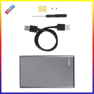 2.5in USB3.0การจัดเก็บข้อมูลแบบ HDD ความเร็ว5Gbps ช่องฮาร์ดดิสก์แบบพกพาพอร์ตตัวเลข SATA ระบายความร้อนดีกล่องฮาร์ดไดร์ฟ SSD สำหรับพีซีเดสก์ท็อปแล็ปท็อป