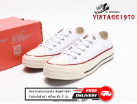 ?【ถูกที่สุด 】?รองเท้าผ้าใบConvers 1970s white ป้ายดำ รองเท้าลำลอง รองเท้าชาย-หญิงสินค้าพร้อมส่ง+box ตรงปก100%