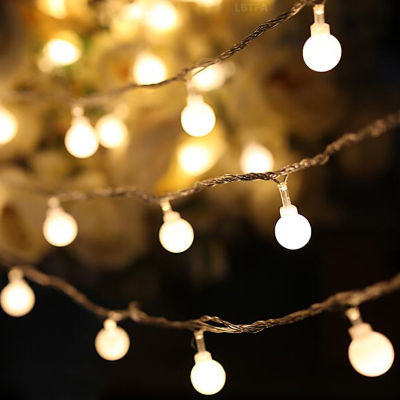 USBBattery Power LED Ball Garland Lights Fairy String Waterproof Outdoor Lamp Christmas Lights Christmas Decorations for Home