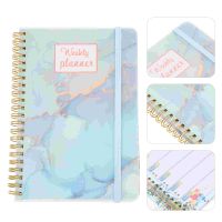 Planner Notebook Schedule Spiral Book Daily Notepad Weekly Journal Calendar Monthly Appointment Do List Agenda Diary Pocket
