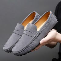 Men High Quality Leather Loafers Men Casual Shoes Moccasins Slip on Mens Flats Fashion Men Shoes Male Driving Shoes Size 38-49