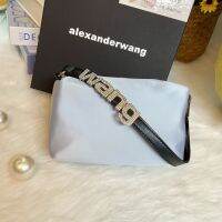 มาใหม่ AW Alex + Alexander Wangs Rinestone ประดับด้วยลูกปัดกระเป๋าถือ4สี19x12cm