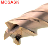 【Worth-Buy】 Mosask 4ขลุ่ย Hrc50 12มม. 10มม. 6มม. 4มม. เครื่องมือเครื่องตัดบด Cnc สำหรับเหล็กคาร์ไบด์เอ็นด์มิลล์แข็ง