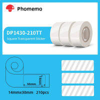 Phomemo D30ฉลากความร้อนกระดาษฉลากกาวในตัววงกลมโปร่งใสสำหรับ D30D30Pro เครื่องพิมพ์ฉลากเหมาะสำหรับโฮมออฟฟิศ