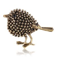 High Quality Vintage Sparrow Brooch Animal Lapel Pins Bird Brooches Designer For Women Dresses Suit Clothing Accessories