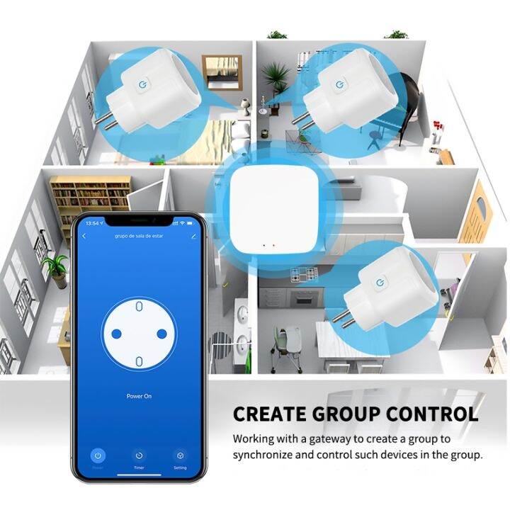 smart-plug-zigbee-socket-eu-16a-with-power-monitor-timing-function-tuya-smart-life-app-control-works-with-alexa-google-home