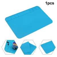 【YY】Anti-Static Heat Insulation Pad Silicone Soldering Phone Work Desk High Temperature Table Mat For Electronic Toy Repair Welding