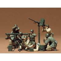 [ชุดโมเดลสเกลประกอบเอง] TAMIYA 35086 1/35 U.S. GUN AND MORTAR TEAM โมเดลทามิย่าแท้ model