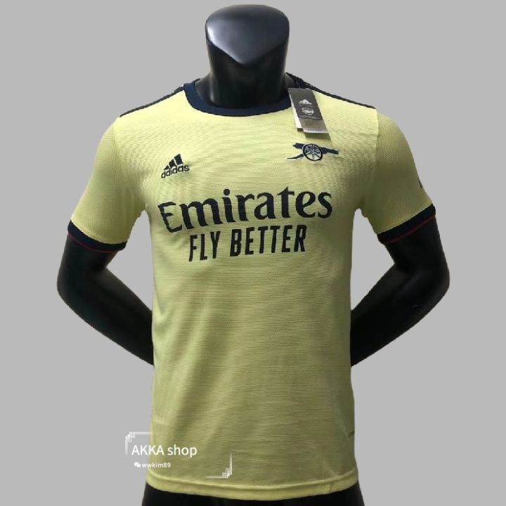 เสื้อฟุตบอลอาเซน่อล-ชุดเติส-ปี-2021-22-เวอร์ชั่นแฟนบอล-arsenal-third-jeresy-2021-22-aaa