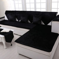 2021Plush sofa cushion Four seasons universal soft slipcover Non-slip leather sofa cover customize sofa towel velvet sofa slipcover