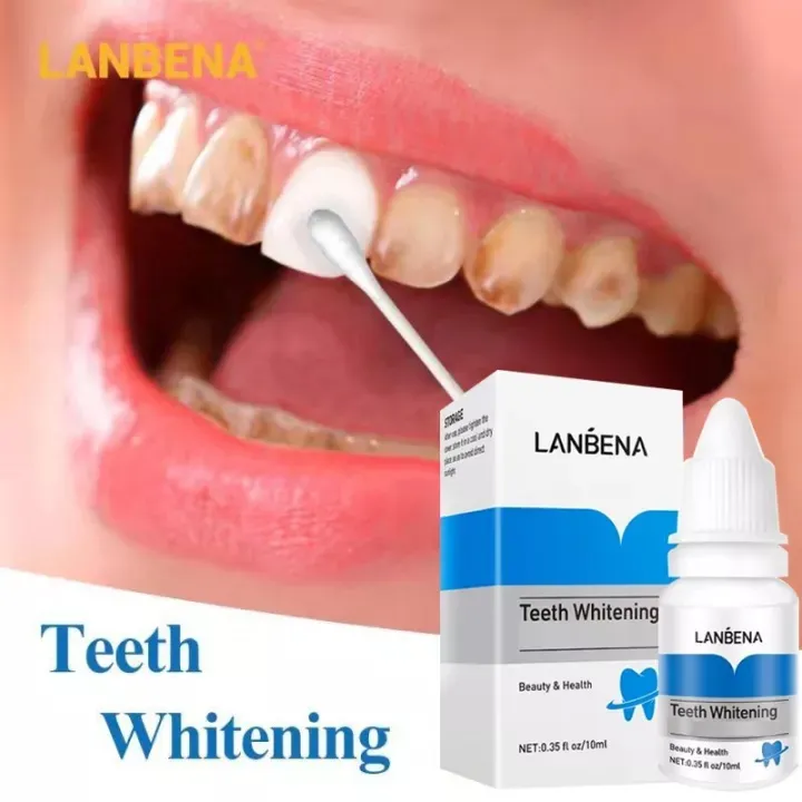 LANBENA Teeth Whitening Essence Oral Hygiene Cleaning treatment Removes