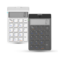 Bluetooth Wireless Calculator Keypad USB Charging Financial Accounting Keyboard 12-digit Display Keyboard Calculator Dual-use