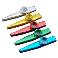 10 Pcs 5สีโลหะ Kazoo การ์ด Ukulele กีตาร์ Accompaniment ปากขลุ่ย Harmonica กีตาร์ Accessories