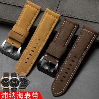 ▶★◀ Suitable for Pang Dahai frosted leather watch strap mens handmade strap PAM111 441 crazy horse leather strap 22MM