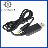 Shockley สาย USB 5V ถึง12V,DC พอร์ต USB DC 5V ถึง12V ตัวแปลงหัวต่อตัวผู้โมดูลติดตั้ง5.5X2.1MM