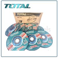 TOTAL ใบเจียร์หนา 1 กล่อง 25 แผ่น / แผ่นเจียร์ 4 นิ้ว หนา 6 มม. ขนาด (100 x 6 x 16) ( Grinding Disc ) รุ่น TAC2231001  Torty shop