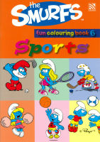 Kid Plus หนังสือแบบฝึกหัดระบายสี The Smurfs Fun Colouring Book 6