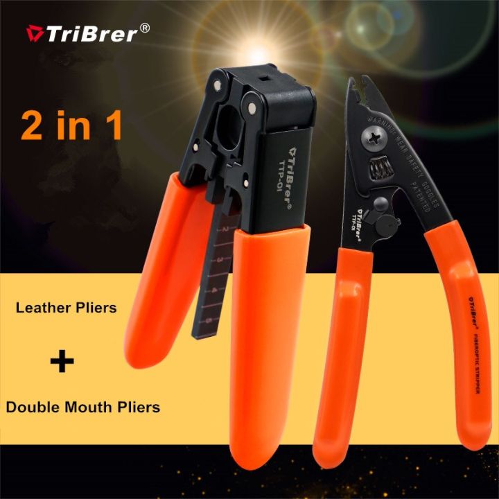 TTP-01 TTF-01 2 IN 1 TriBrer Miller TTP-01สายไฟเบอร์คีมตัด TTF-01 Dual-Port Stripper