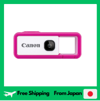 Kamera Canon INSPiC REC สีชมพู (ขนาดกะทัดรัด/กันน้ำ/ทนทาน) กล้อง Asobi FV-100สีชมพู