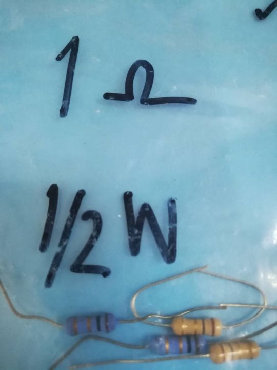 ตัวต้านทาน-resistor-ชุดละ10ตัว-ราคา-20-บาท-ค่า-0-1-ohm-ถึง-4-7-ohm-1-2-w