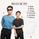 CHAMBRE35 Regular Tee Male เสื้อยืดคอกลม รุ่นนุ่มพิเศษ ใส่สบาย ทรงสวยผ้าอยู่ทรง ไม่ติดขน ซักแล้วไม่หด ไม่ย้วย คอไม่กว้าง