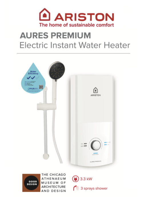 Ariston Aures Premium Instant Water Heater | Lazada Singapore