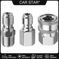 [COD Available] 3pcs/set Stainless Steel 3/8 Quick Disconnect NPT Pressure Washer Adapters