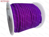 【YD】 4-5mm purple  Twisted Twine Cord DiY Jewelry Accessories Macrame Thread-25m/Roll