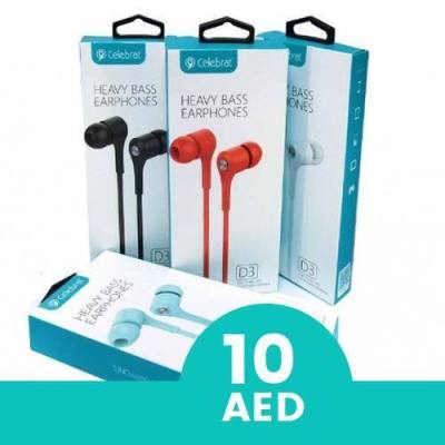 100% ORIGINAL CELEBRAT D2 Magic Month Stereo Music Earphones