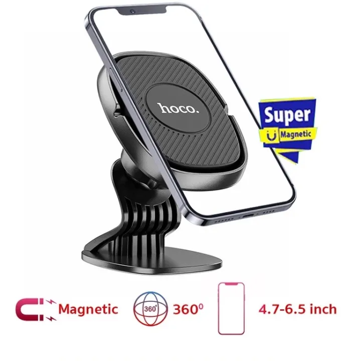 hoco-dca12-ที่วางมือถือในรถยนต์-แบบแม่เหล็ก-magnetic-car-holder-360-องศา-phone-holder-suitable-for-4-7-6-5-inch