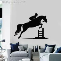 Wall stickers✎☁ 13guejudroto1971 Grande cabeça do cavalo decalque da parede animal de estimação arte decoração vinil raça papel jump adesivos mural g826