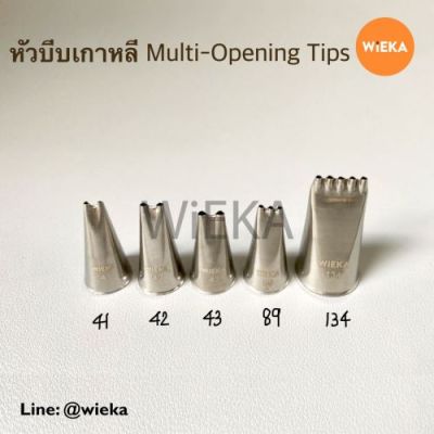 หัวบีบ Multi Opening # 41/42/43/89/221/134 หัวบีบเกาหลี