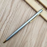 [COD] ปากกาลูกลื่นปากกาน้ำมันปากกาโรงแรมปากกาของขวัญปากกาโลหะจุดหลากสี pen