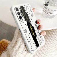 GZUSS เคสโทรศัพท์ S22 Samsung Galaxy S21พิเศษและหมายเหตุ20 A73 A53พิเศษ S20 FE A71 Cyberpunk ของเหลวผิวด้านซิลิโคนตรง