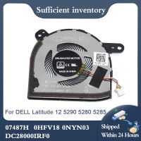 Genuine New For DELL Latitude 12 5290 5280 5285 2in1 DC28000K5SL 07487H 0HFV18 0NYN03 CPU Cooling Fan Well