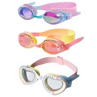 Children Diver Glasses Anti Fog Cute Swimming Goggles Waterproof Antiskid One Size Elastic Swim Eyewear for Underwater Sports