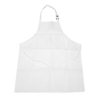 4 Pack Bib Aprons with 2 Pockets Adjustable Kitchen Cooking Chef Apron for Women &amp; Men, White