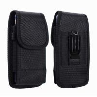 Universal Nylon Holster for iPhone Samsung Huawei Xiaomi Doogee Mens Waist Pack Belt Clip Bag for 3.5-6.3 inch Mobile Phones