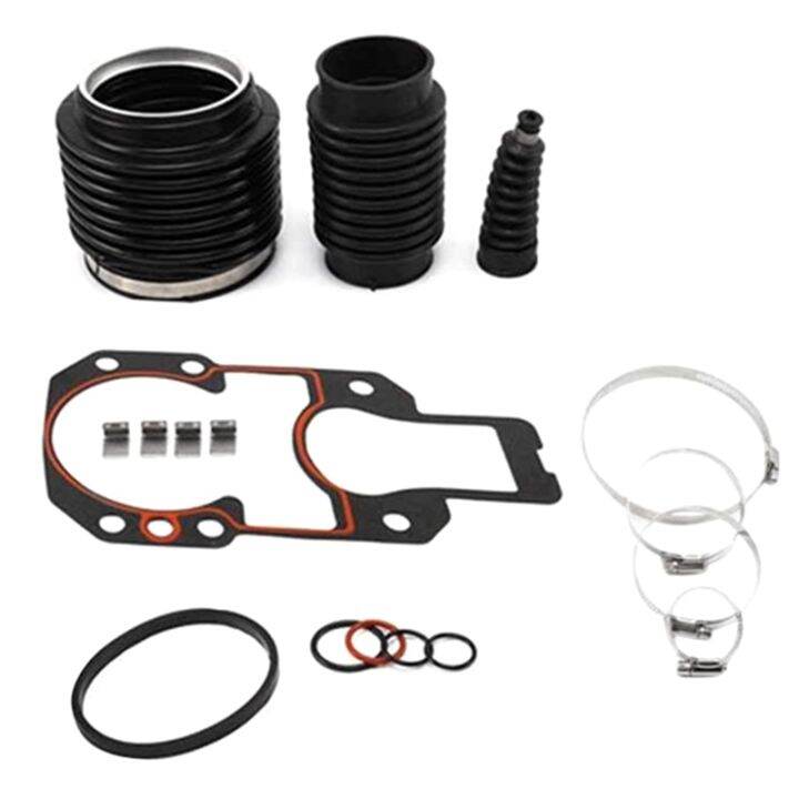 Rubber Exhaust Shift Cable Bellows Kit Black Exhaust Shift Cable