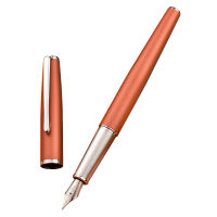 Hongdian 920 Orange Metal Fountain Pen Venus Color Series Extra Fine Fine Nib 0.40.5Mm ปากกาสำนักงานธุรกิจที่ยอดเยี่ยมสง่างาม