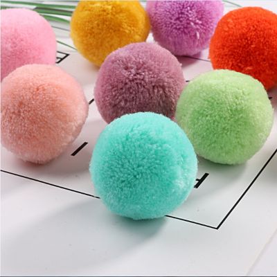 【CC】▨☇  50mm Piel  Soft Pompones Fluffy Crafts Pompoms Furball Jewelry Scarf Sewing Accessories