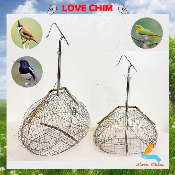 Stainless steel bird trap cage super sensitive LOVECHIM Lazada PH